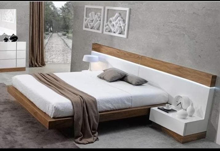 Modern Ahşap Yatak Odası Takımı - Görsel 1